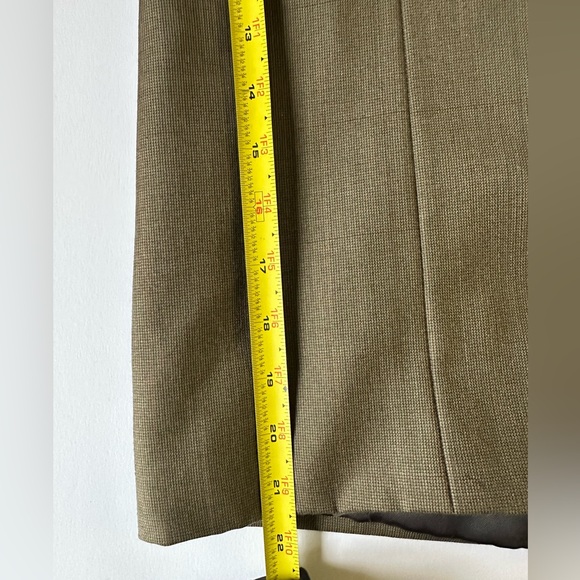 Jones New York Classic Men's Wool and Cashmere Olive Grenn Blazer Size 50L NWT - Picture 9 of 11